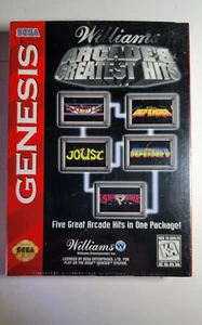 Williams Arcade's Greatest Hits Sega Genesis - BRAND NEW Factory Sealed NIB Rare - Picture 1 of 2