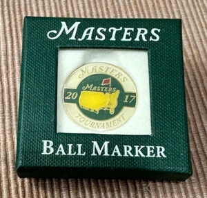 2017 Masters Golf Ball Mark Marker from Augusta National Sergio Garcia Winner - Picture 1 of 2