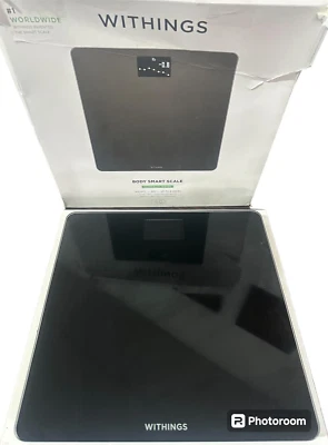 DEFEKT: Withings Body Smart Scale schwarz Körperanalysewaage WLAN ✅ - Bild 1 von 2