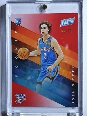 2022 Panini Josh Giddey Rookie RED /99 Edition Father's Day - Ready to Grade - Image 1 of 3