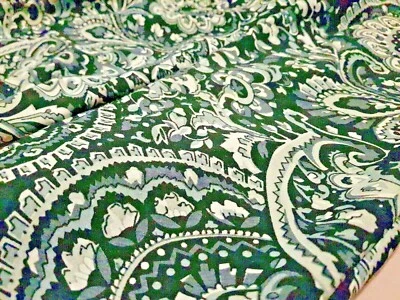 Mujeres Paisley Negro Blanco Elástico Pantalones Bolsillos Cintura Elástica Talla 10 M Foto 1 de 4