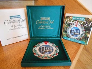 Longaberger Ornament Karoling im Dresdner Club 1997 Weihnachten *gratis Versand!* - Bild 1 von 6