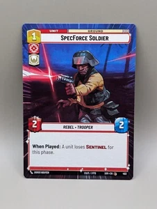 SpecForce Soldier Hyperspace - SOR 403 NM - Star Wars Unlimited - Picture 1 of 1