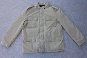 Tommy Hilfiger Giacca Uomo 2XL Beige Bomber Tasche con Zip - Foto 1 di 21