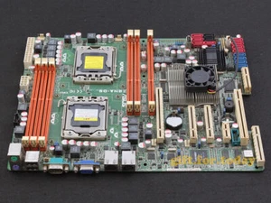 Original ASUS Z8NA-D6 Intel 5500 Mainboard LGA 1366 Z8NA D6 DDR3 Server Board - Bild 1 von 4