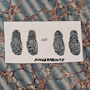 VinTage Decals Hot Rod FINGER PRINTS auto window Trailer toolbox old car bike - Picture 1 of 3