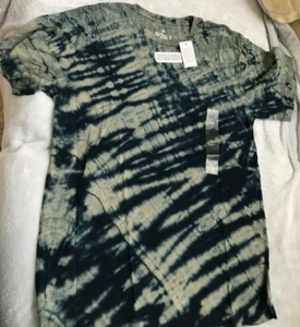 NEW GRAY/BLUE Mens Tie Dye Shirt Size Small La Vida imita El Arte 2761 - Bild 1 von 3