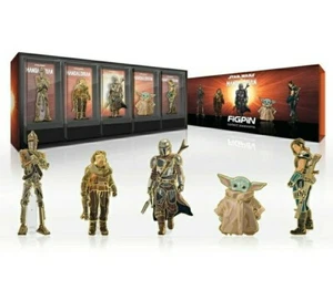 FiGPin Limited Edition (SOLD OUT) - The Mandalorian Deluxe Box Set - Picture 1 of 6