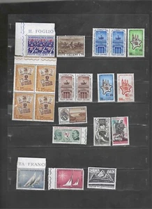 ITALY-1960 ISH-SELECTION-MANY BETTER-MULTIPLES--MNH-SOME TONED GUM-VF-#409 - Picture 1 of 6