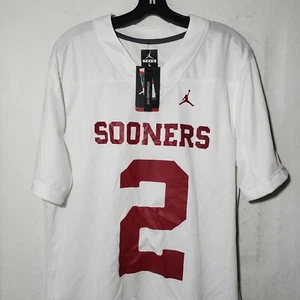 CeeDee Lamb Oklahoma Sooners Fußballtrikot Herren Large weiß Jordan Marke Neu mit Etikett - Bild 1 von 14
