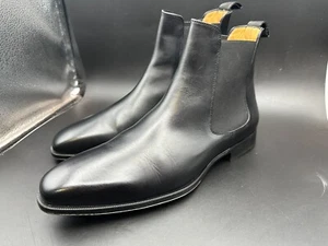 Mezlan 11 M Black Leather Chukka Spain Boots Shoes MEN'S - Picture 1 of 10