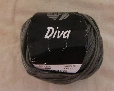 (119 € /kg): 50 g LG DIVA,  Bändchengarn mit Glanzstellen, Fb. 006   #4389 - Bild 1 von 2