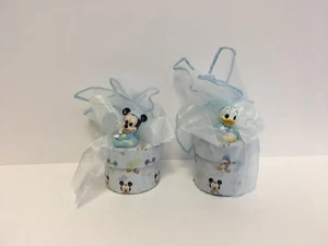 BOMBONIERA SCATOLINA DISNEY TOPOLINO PAPERINO IN RESINA SCATOLA H 8 cm - Imagen 1 de 1