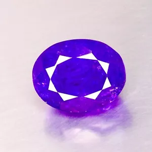 15,70 carati-TANZANITE NATURALE VIOLA BLU TAGLIO OVALE 15X12 MM PIETRE PREZIOSE SCIOLTE - Foto 1 di 5