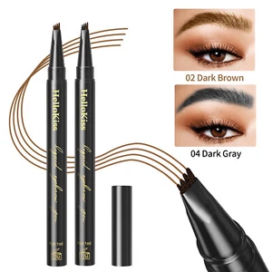 2 Colors Eyebrow Makup Pencil Microblading Eye brow Pen Long Lasting Waterproof - Picture 1 of 15