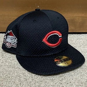 New Era 59fifty Cincinnati Reds MLB BP Batting Practice Mesh Hat Cap Size 7 3/8 - Picture 1 of 7
