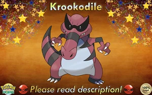 ✨Evento Krookodile de Ryota Otsubo✨Espada/Escudo Pokémon S/V INICIO (💯Legal) - Imagen 1 de 3