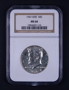 Medio dólar Kennedy 1967 SMS 50C NGC MS66 WB116 - Imagen 1 de 2