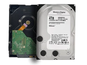 Disco duro NAS Western Digital 4 TB WD40EFAX 5400 RPM 256 MB SATA 6,0 Gb/s 3,5 pulgadas - Imagen 1 de 5