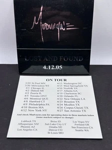 2 pegatinas promocionales Mudvayne Lost and Found 2005 originales metálicas promocionales - Imagen 1 de 2