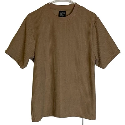 Camiseta manga corta ORIGINAL DELUXE SUPPLY Co., para hombre M, marrón Foto 1 de 4