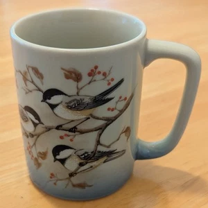 Otagiri Japan Chickadee Vögel Becher Ombre Blau - Bild 1 von 6