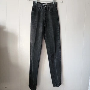 Vintage Guess Georges Marciano Jeans 24 x 32 Schwarz Acid Wash Denim Jeans USA - Bild 1 von 9