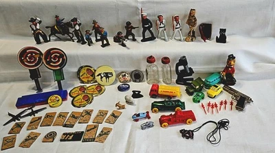 Lote RaRe Juguetes De Colección y Varios 1930-1950 BARCLAY MILITAR Baratija Welchs Política ++ Foto 1 de 4