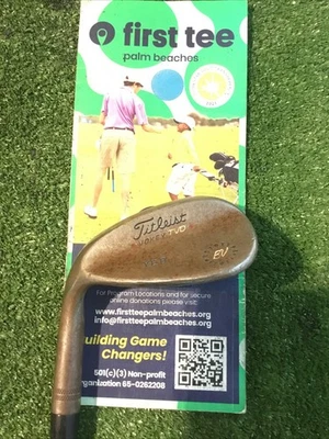 Titleist Left Handed Vokey TVD BV Prototype 2014 M Grind 52*Gap Wedge Tour Steel - Image 1 of 4