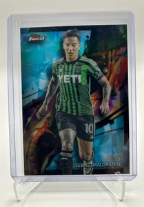 SEBASTIAN DRIUSSI 01/99 AQUA COMMON REFRACTOR 24 Topps Finest MLS AUSTIN FC #74 - Picture 1 of 2