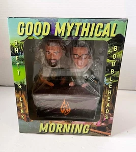 Good Mythical Morning Rhett And Link Bobblehead Merch Mythical Society Exclusive - Picture 1 of 5