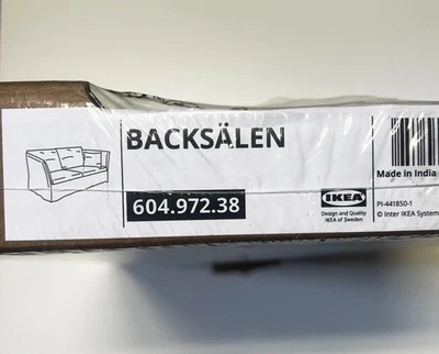 SOLO BACKSÄLEN Funda para sofá de dos plazas, Katorp natural 604.972.38 - NUEVA Foto 1 de 4