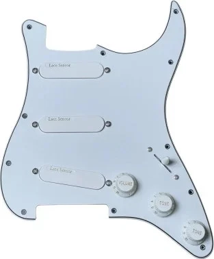 Lace Sensor Gold Loaded Pickguard - 3 Ply - White - Image 1 of 1