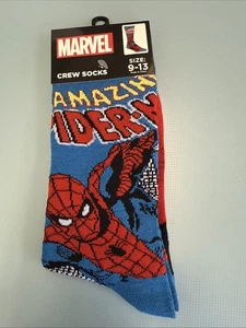 Disney Marvel Amazing Spider-Man Socken Größe USA 9-13 Unisex UK 8-11 - Bild 1 von 8