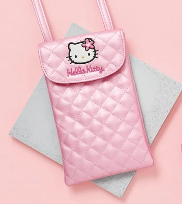 Borsa a tracolla piccola trapuntata rosa Hello Kitty Sanrio Lottery 2025 - Immagine 1 di 4