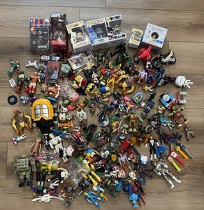 Massive Action Figure Lot Reseller Collector Lot Various Ages Brands 170+ pieces - Picture 1 of 11