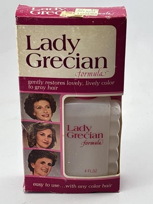 Restaurador de color de cabello gris Lady Grecian Formula 4 oz NUEVO RARO 00270 de colección Foto 1 de 4