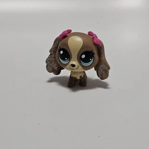 Littlest Pet Shop 2015 Dog Cocker Spaniel With Bows - Picture 1 of 7