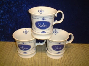 Ocean Line by Wilhahn* 3er Set* Namenstassen * Kaffeepott * Jeder Name möglich - Bild 1 von 5