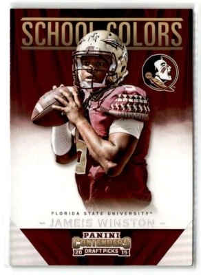 Jameis Winston Seminoles 2015 Panini Contenders Draft Picks School Colors #2 - Image 1 of 2
