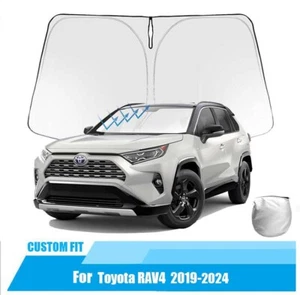 Custom Fit Toyota RAV4 2019-2024 Car Windshield Sun Shade UV Block Cover Visor - Picture 1 of 12