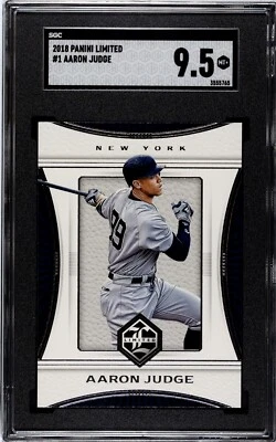 2018 Panini Limited #1 Aaron Judge SGC 9.5 MINT+ - Image 1 of 2