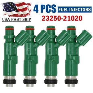 4 PCS Fuel injectors 23250-21020 For 2001-09 Toyota Echo Prius Scion XA XB 1.5L - Foto 1 di 14