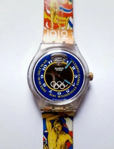 Swatch Automatic Stoccolma Olimpiadi Solo tempo Stockholm Olympic 1912 - SAZ103 - Foto 1 di 6