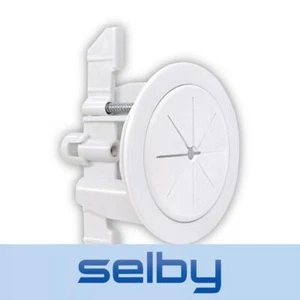 2 Inch Speedport White Universal Cable Pass-thru Wall Plate 1SPW - Picture 1 of 2