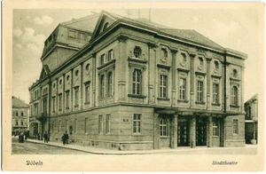 AK DÖBELN Stadttheater, Straßenecke um 1910 - Picture 1 of 1