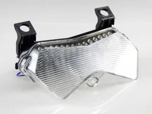 New LED Tail Light Fit Kawasaki ZX6R/ZX6RR 2003-2004 Z750/Z1000 2003-2006 Clear - Foto 1 di 6