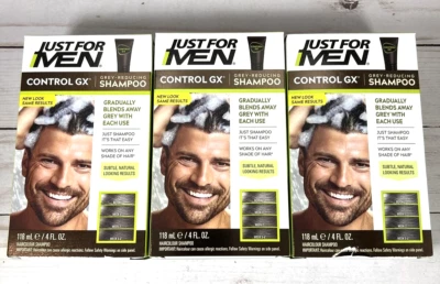 Just For Men Control GX Grey Reducing Shampoo (3 Boxes) - Image 1 of 4