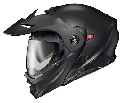 Scorpion EXO-AT960 Modular DS Motorcycle Helmet Matte Black - Image 1 of 4