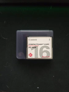Canon 16MB FC-16M Compact Flash Digital Camera Memory Card With Case - Picture 1 of 3